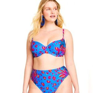 Tabitha Brown for Target tropical floral bikini